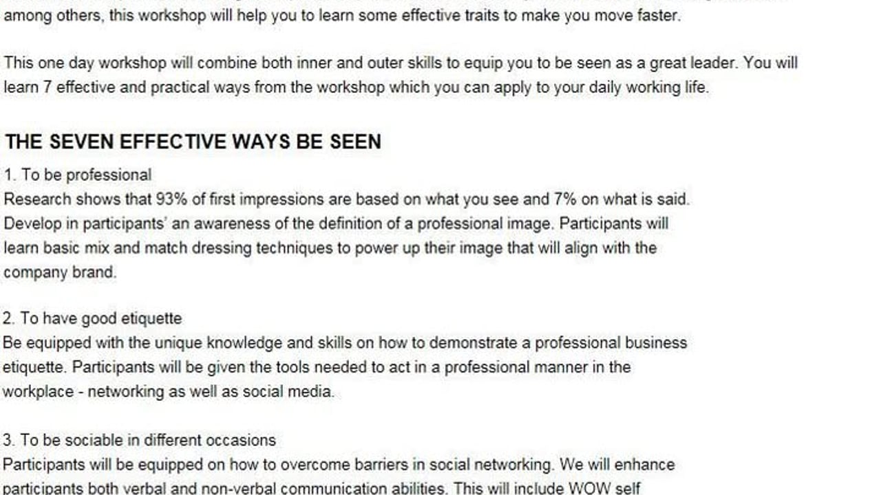 Seven Ways To Be Seen as a Great Leader