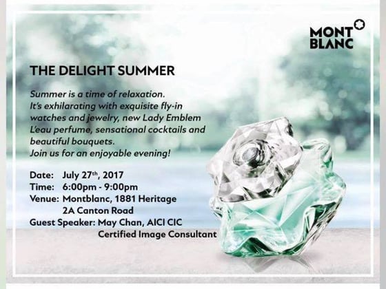 Styling Insights for Montblanc The Delight Summer